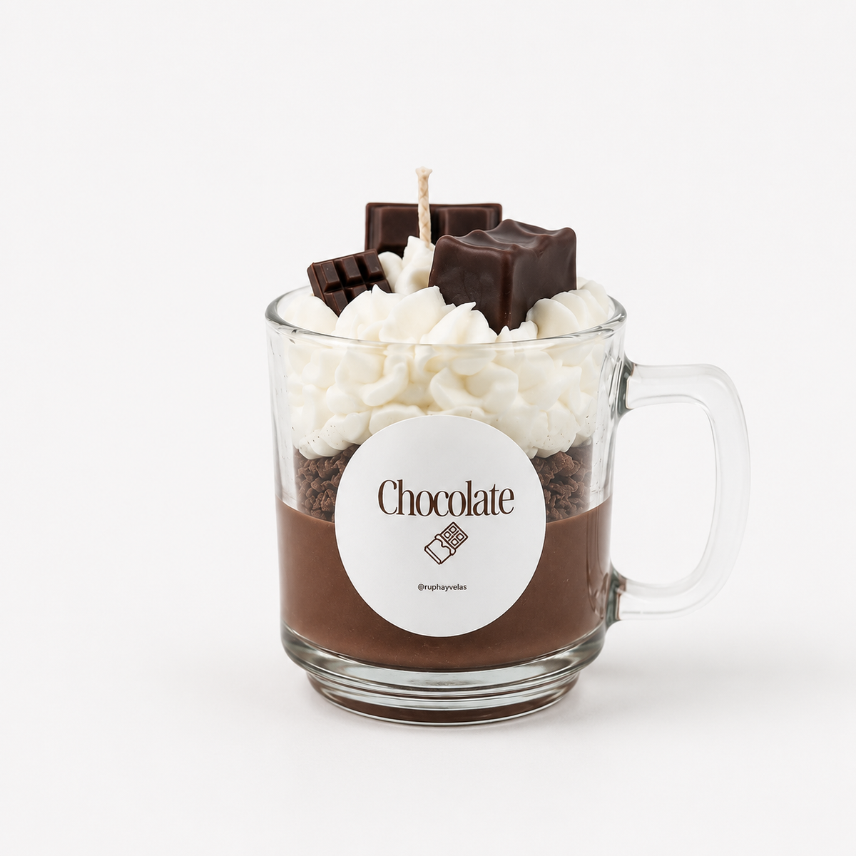 Momento chocolate - Vela de Chocolate con Crema