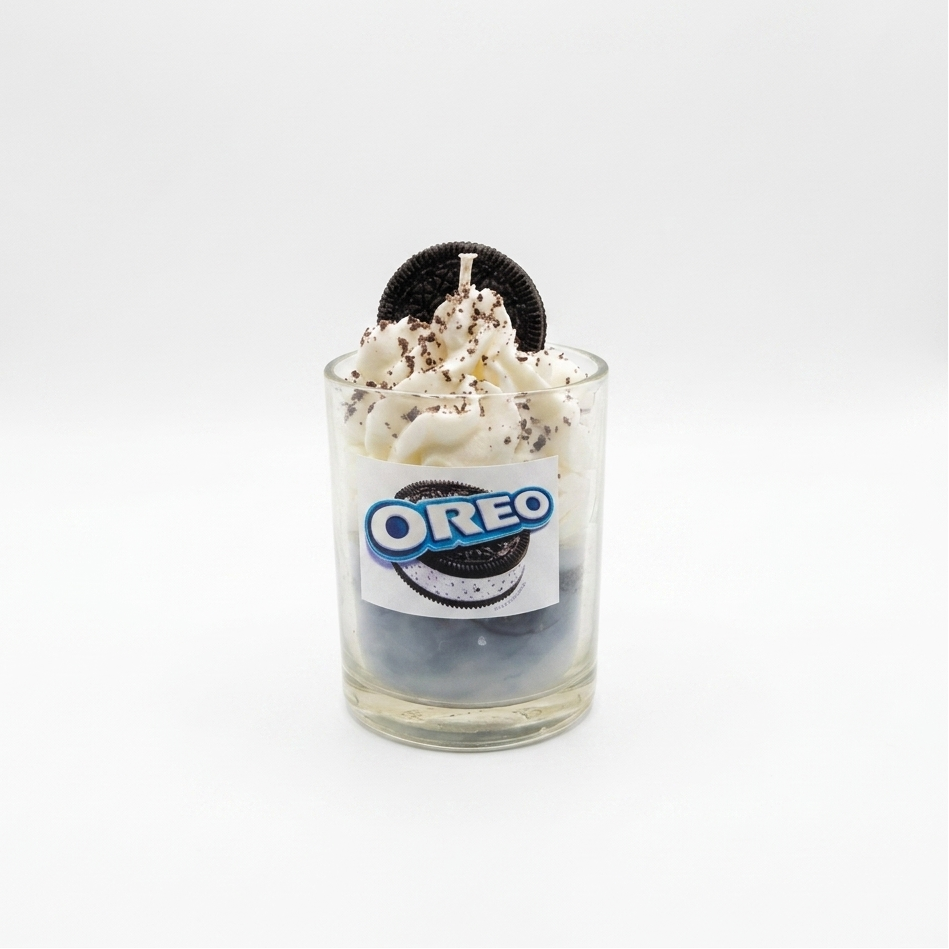 vela en forma de oreo realista
