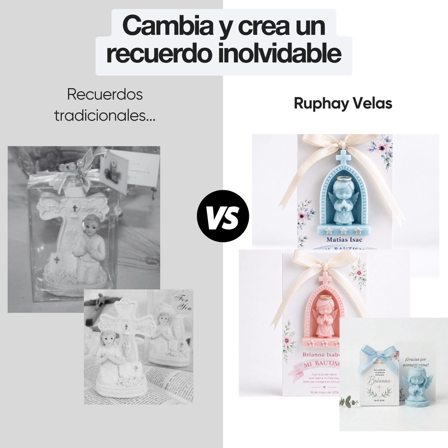Recuerdos | Vela para bautizo, confirmaciones, etc.