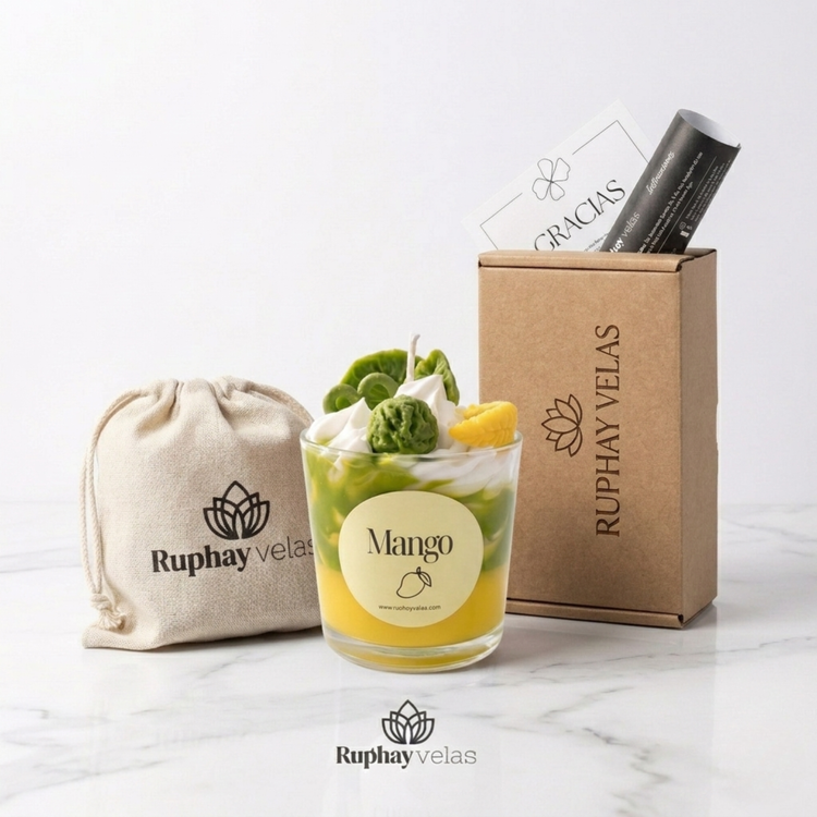 Vela de mango | Vela realista en forma de Mango