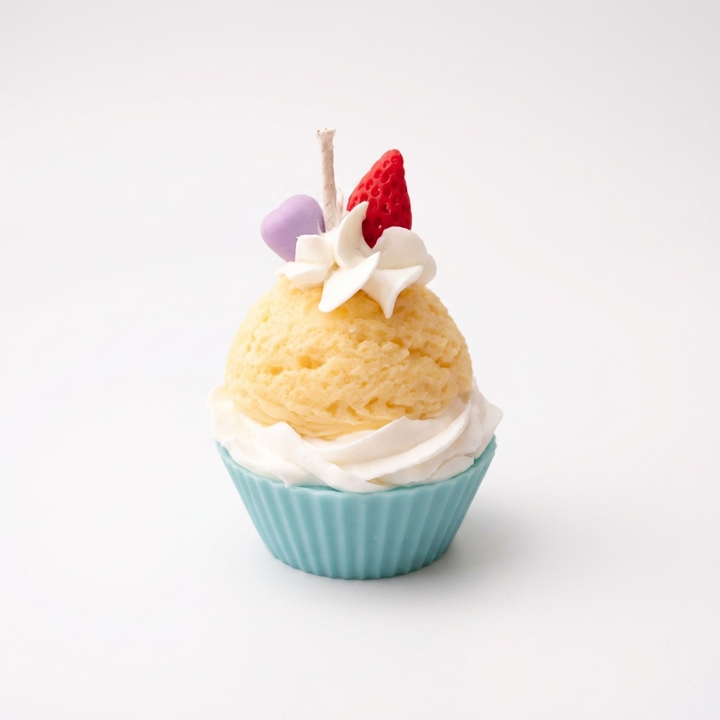 vela postre soya cupcake