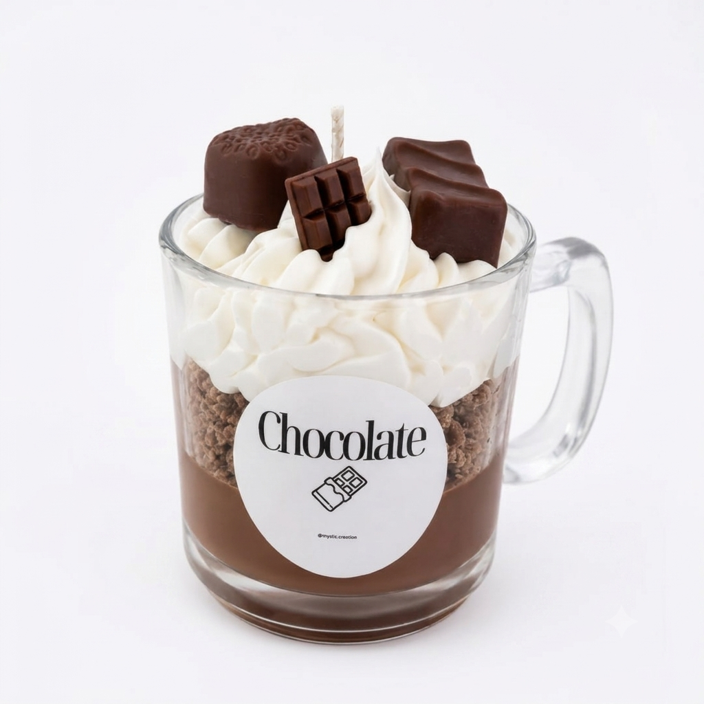 Momento chocolate - Vela de Chocolate con Crema