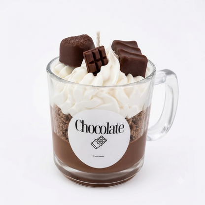 Momento chocolate - Vela de Chocolate con Crema
