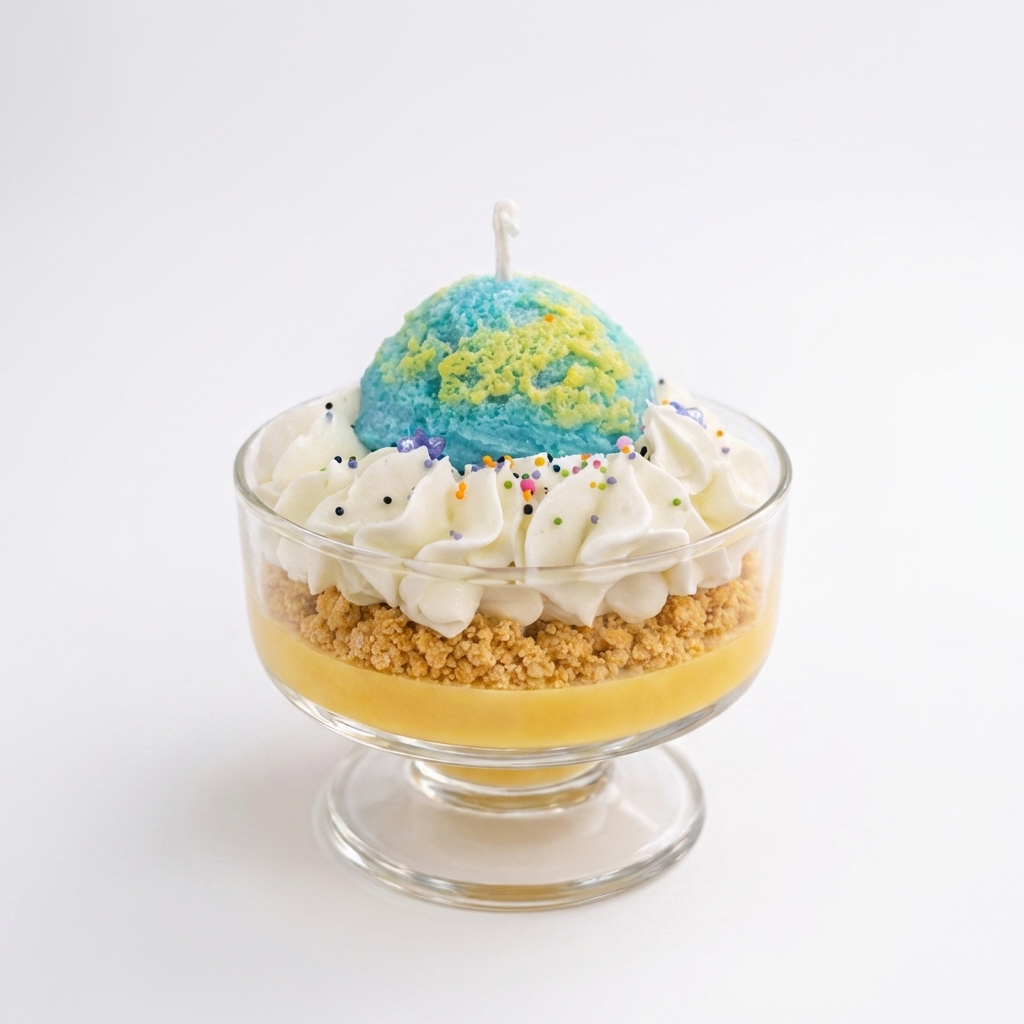 vela en forma de helado