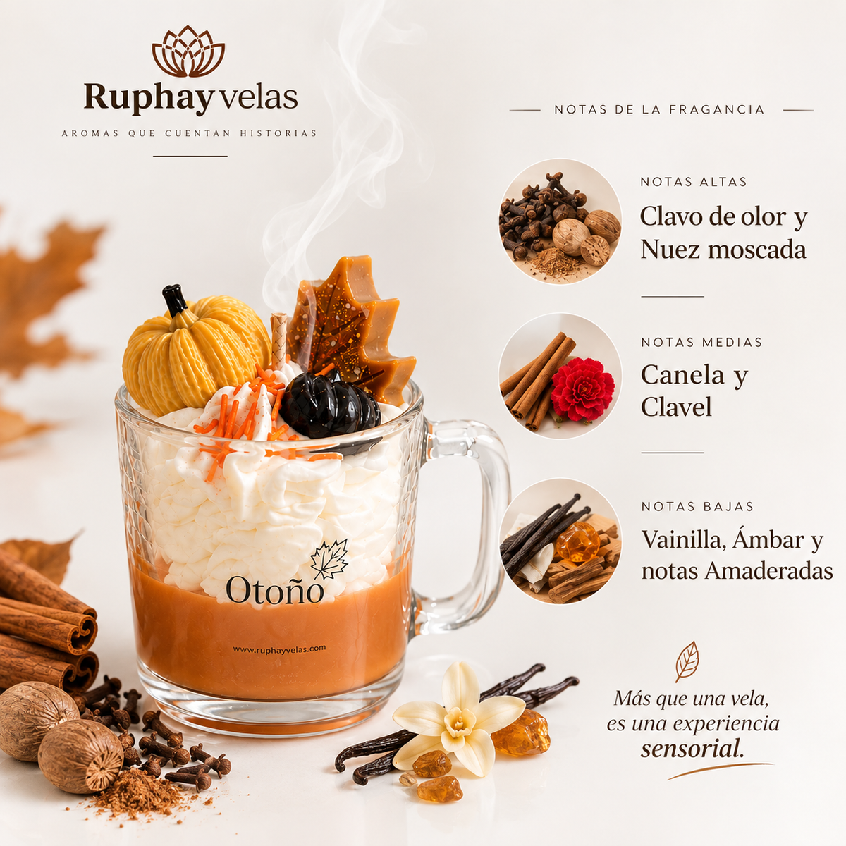 Vela de Aromas Cálidos | Pack Limitado por Temporada