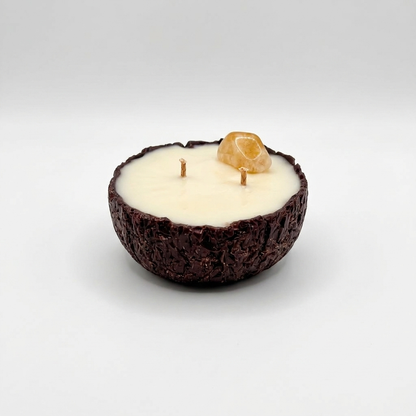 vela decorativa coco aromatica ruphay