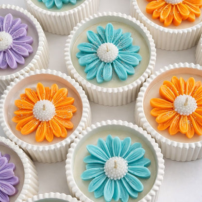vela floral hecha a mano Ecuador
